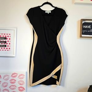 Black bodycon dress
